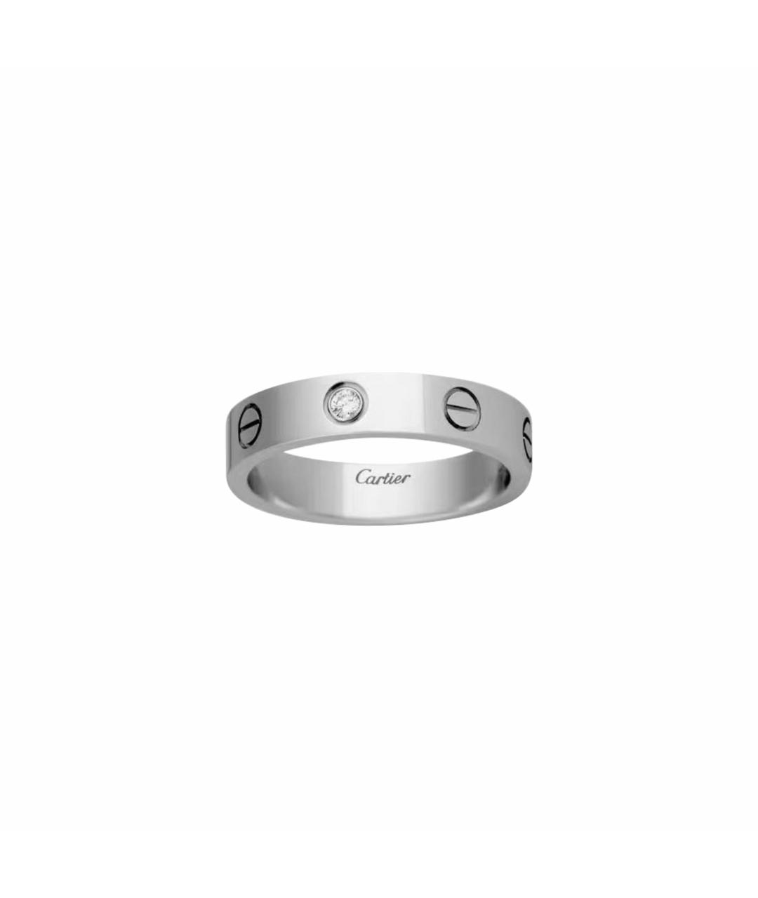 CARTIER Белое кольцо из белого золота, фото 1