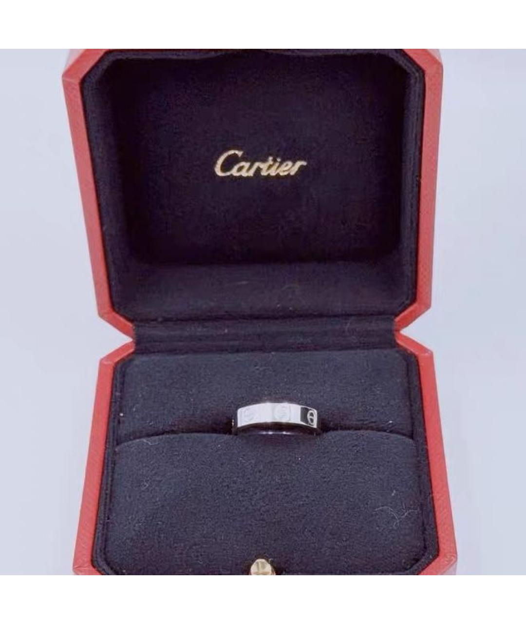 CARTIER Белое кольцо из белого золота, фото 6