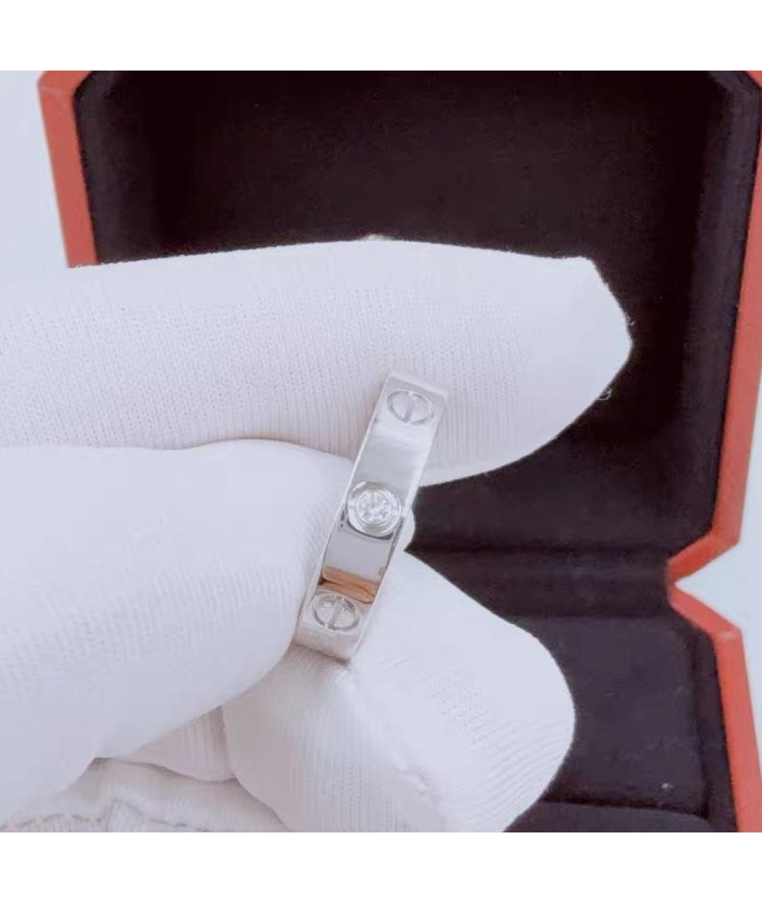 CARTIER Белое кольцо из белого золота, фото 4