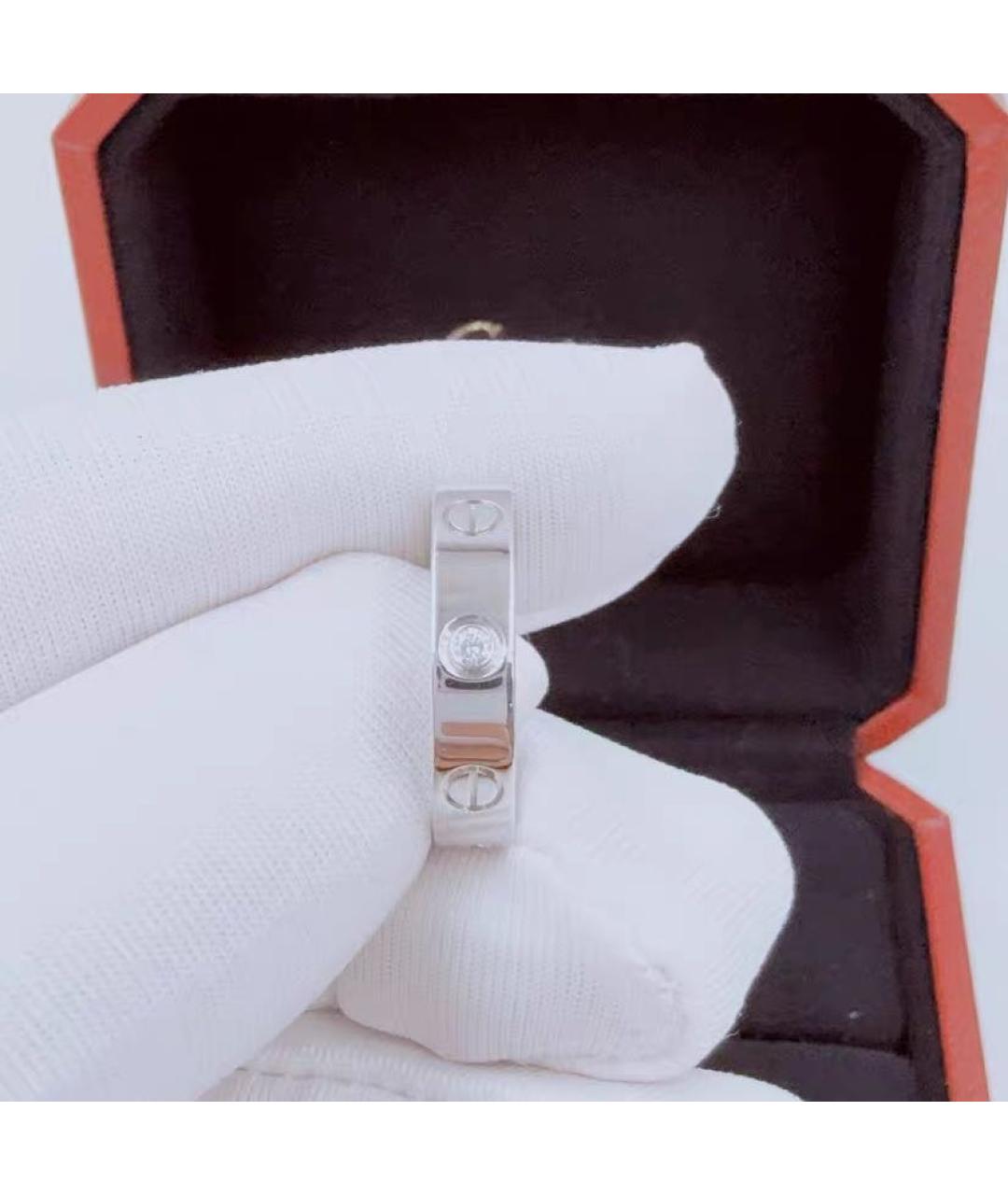 CARTIER Белое кольцо из белого золота, фото 2