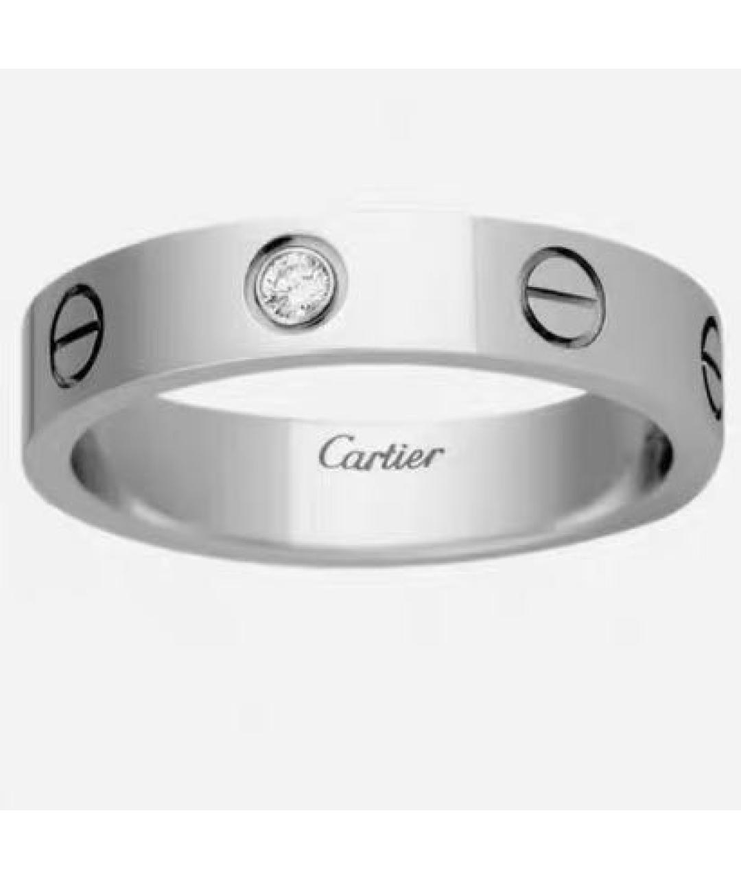 CARTIER Белое кольцо из белого золота, фото 7