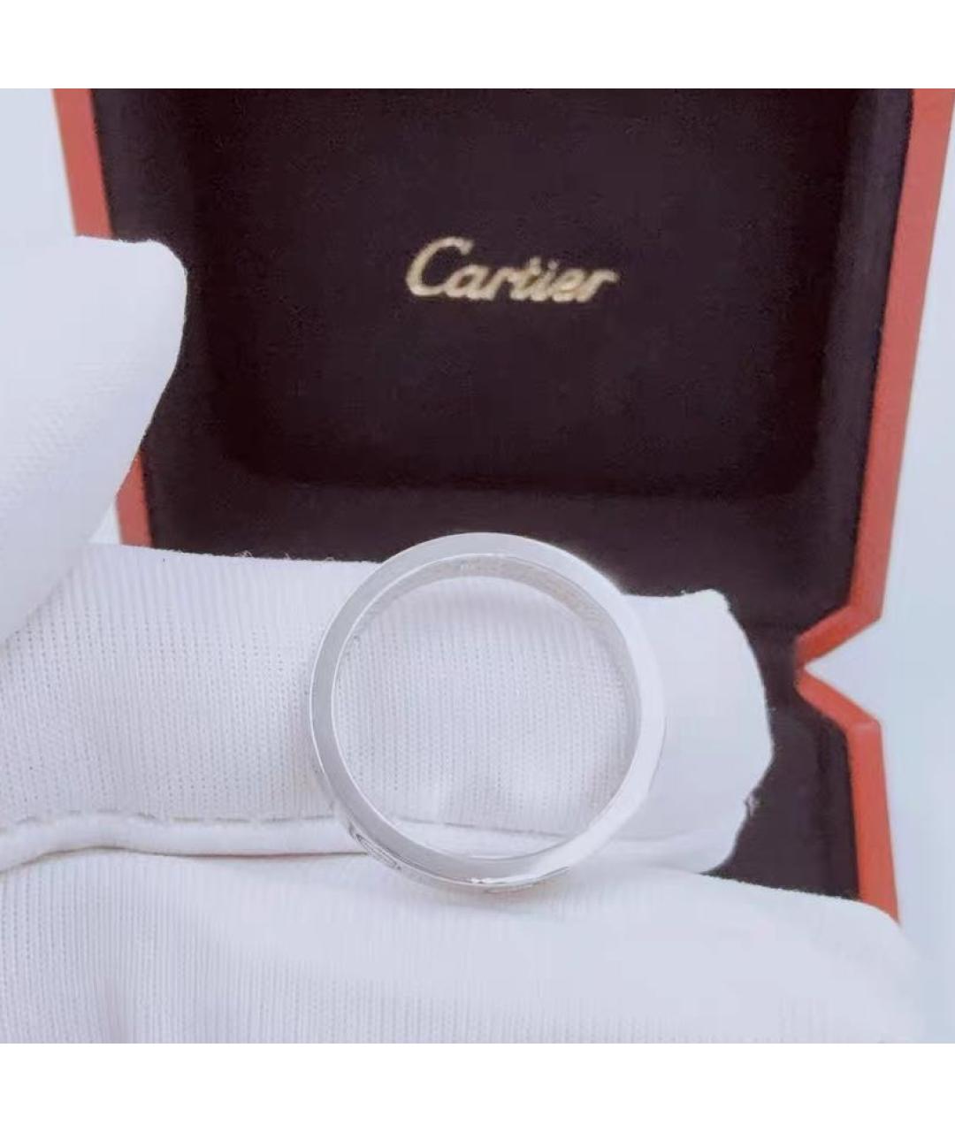 CARTIER Белое кольцо из белого золота, фото 5