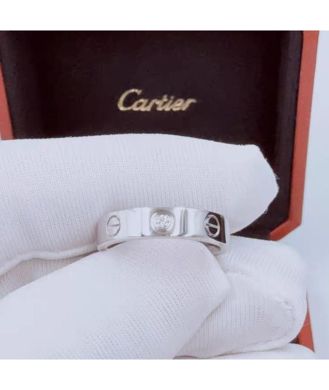 CARTIER Белое кольцо из белого золота, фото 3