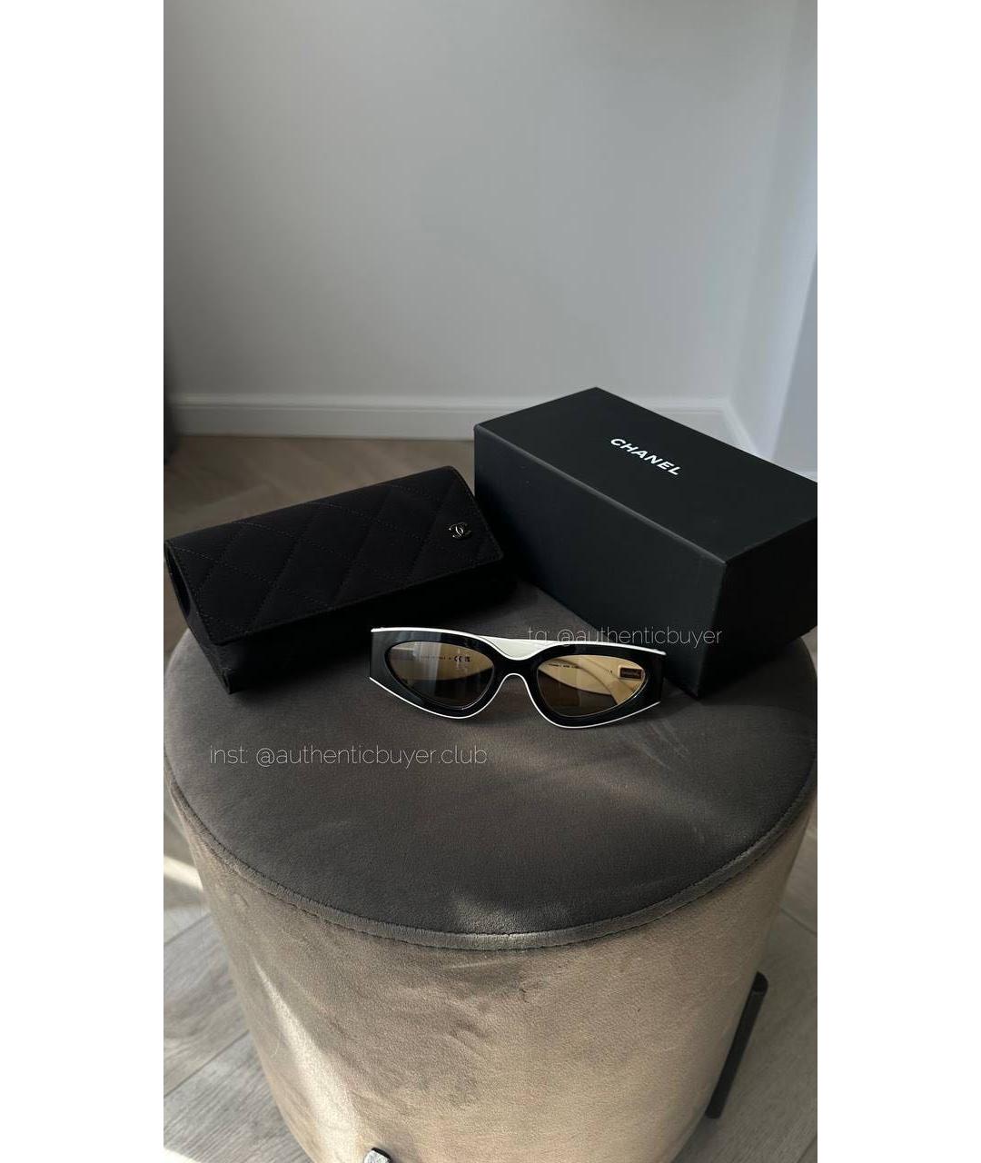 CHANEL Пластиковые солнцезащитные очки, фото 5