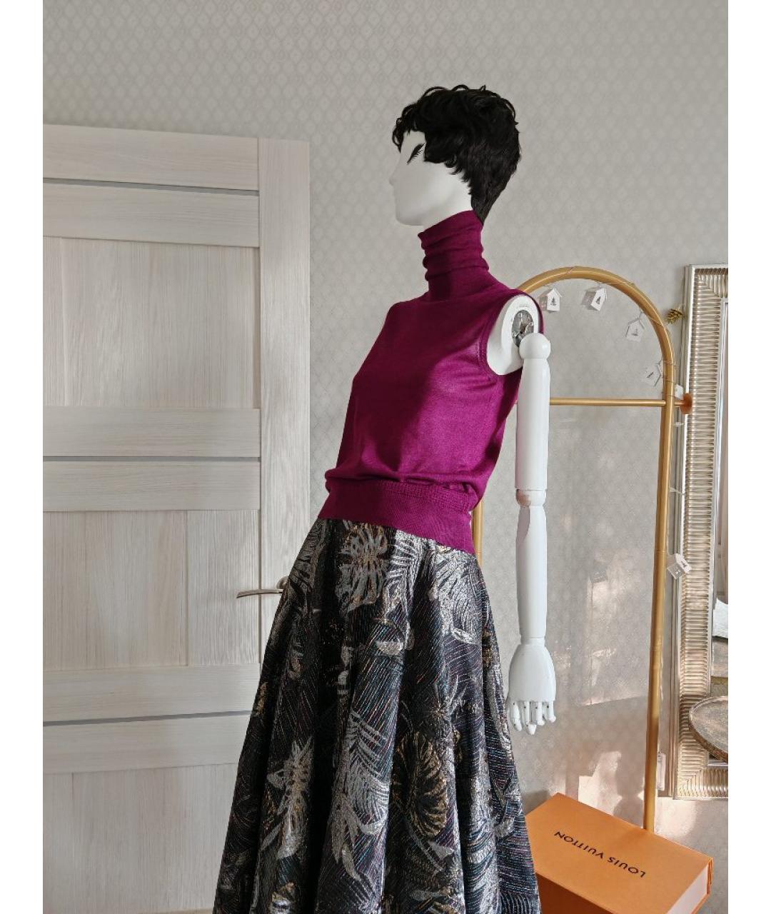 ETRO Фиолетовая кашемировая водолазка, фото 9