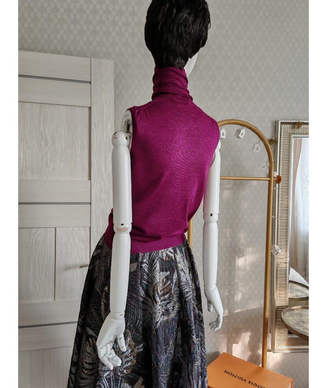 ETRO Фиолетовая кашемировая водолазка, фото 7