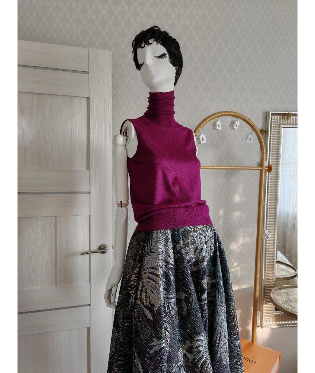 ETRO Фиолетовая кашемировая водолазка, фото 6