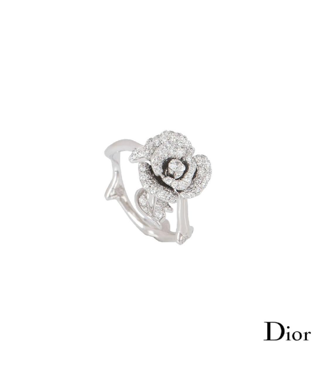 CHRISTIAN DIOR Серебряное кольцо из белого золота, фото 4