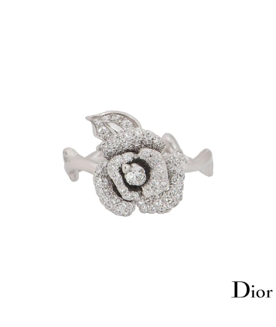 CHRISTIAN DIOR Серебряное кольцо из белого золота, фото 3