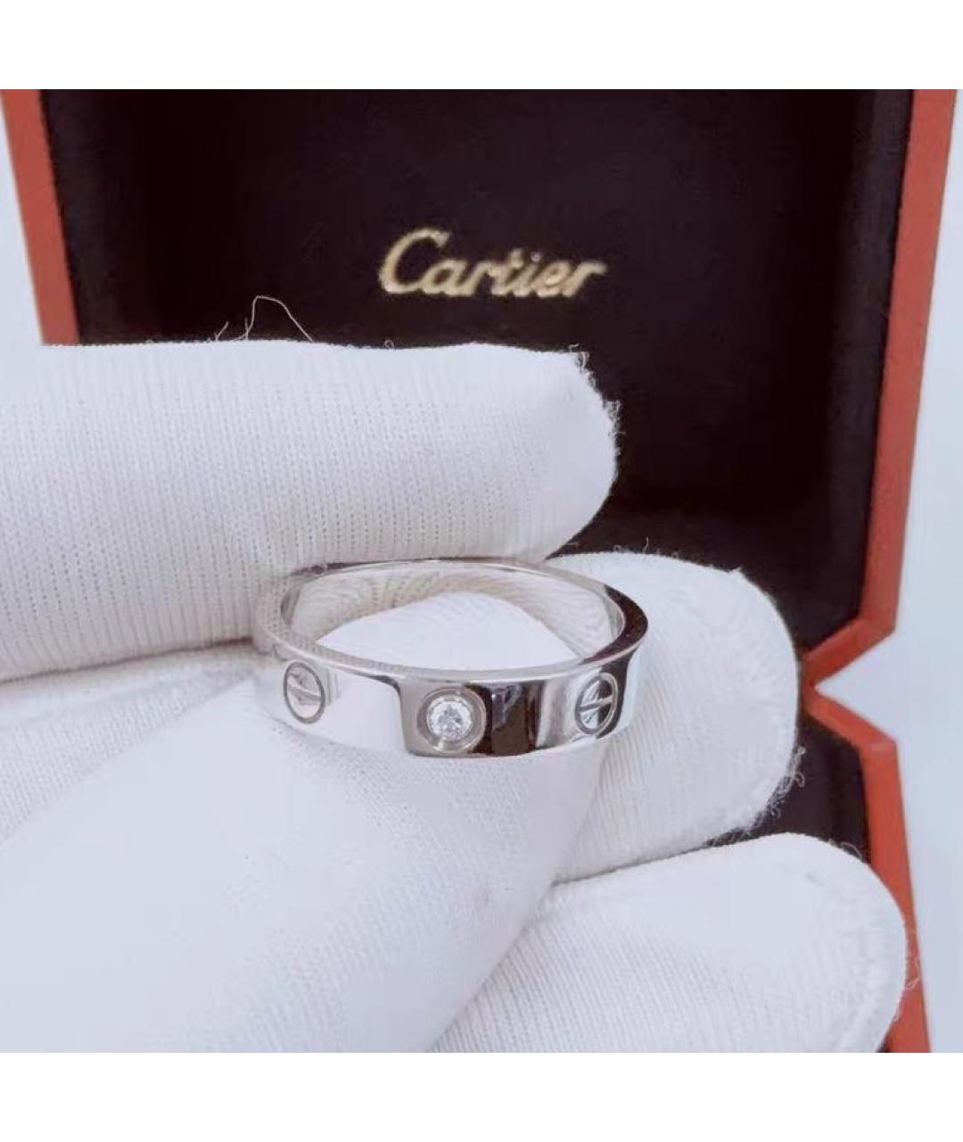 CARTIER Белое кольцо из белого золота, фото 3