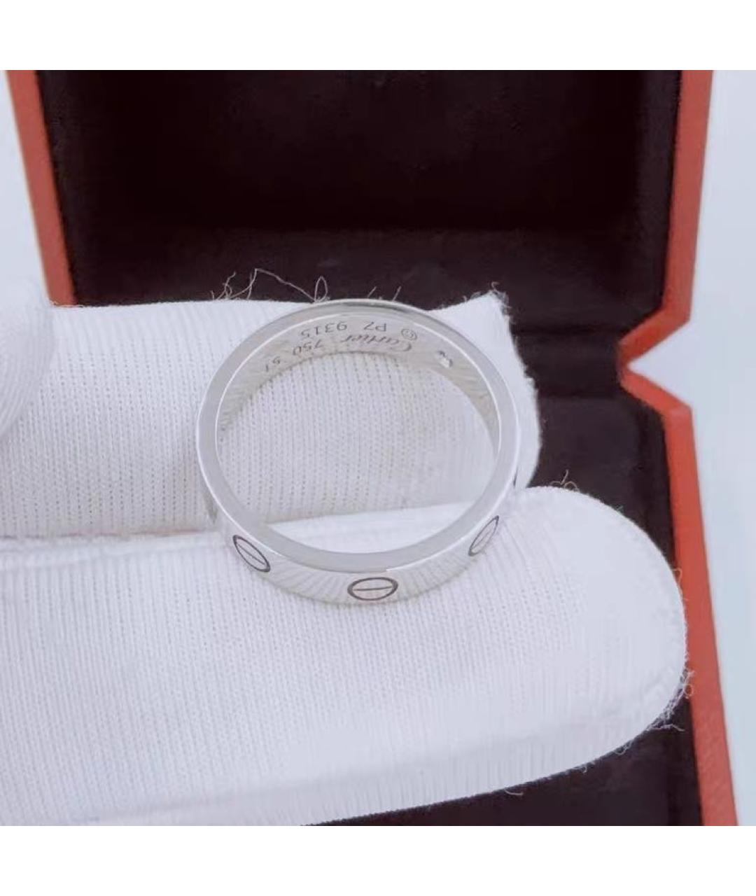 CARTIER Белое кольцо из белого золота, фото 5