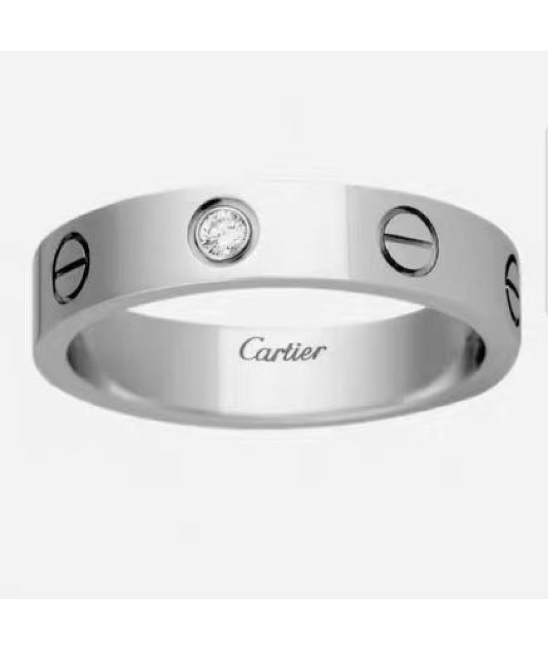 CARTIER Белое кольцо из белого золота, фото 7