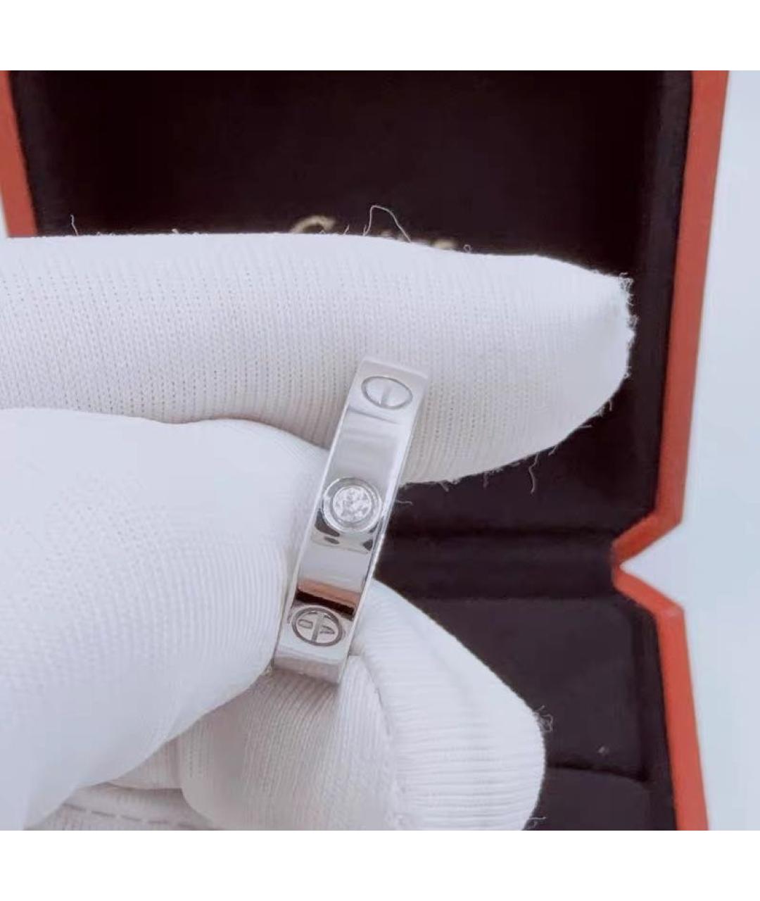 CARTIER Белое кольцо из белого золота, фото 4
