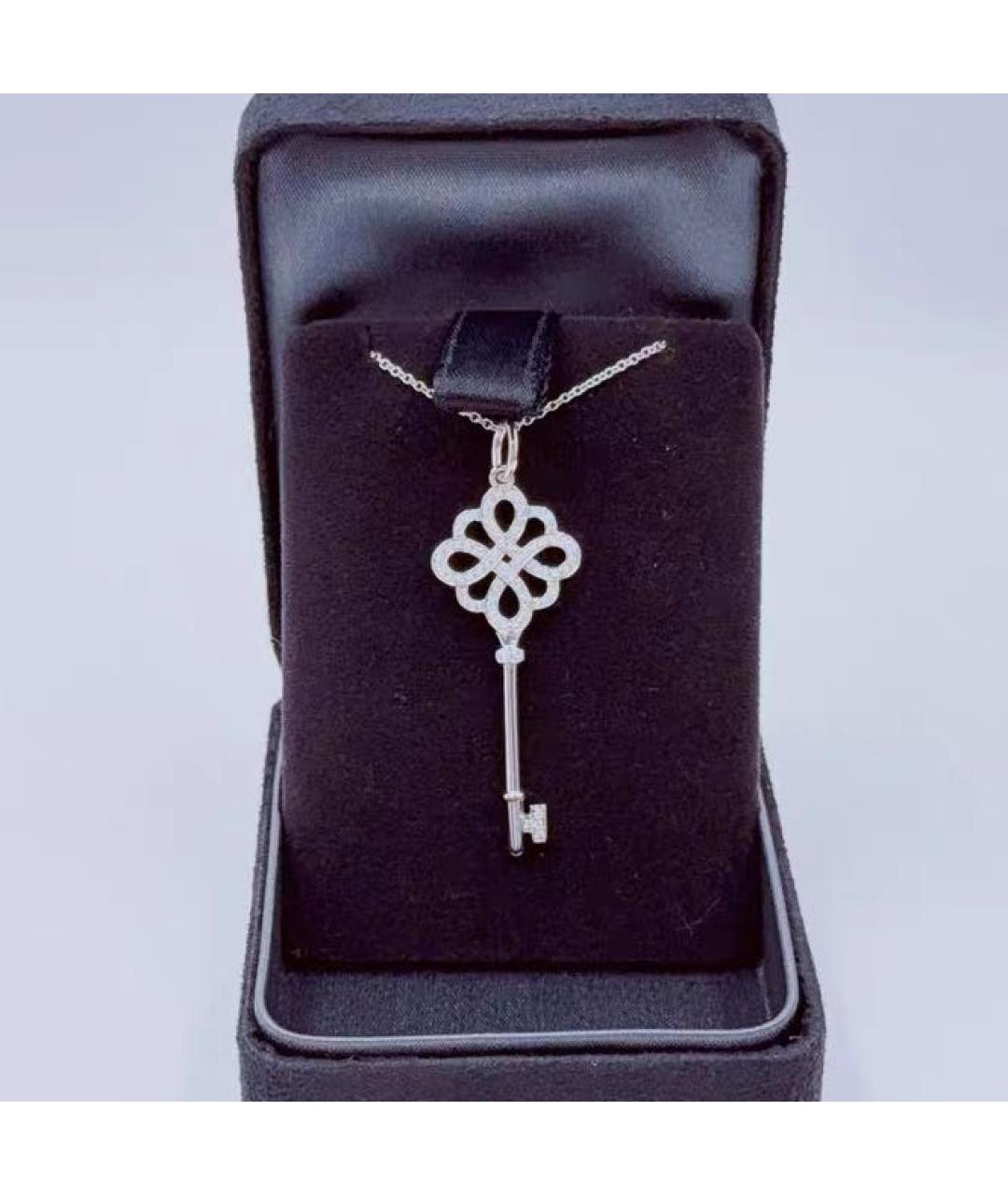 TIFFANY&CO Белое колье из белого золота, фото 3