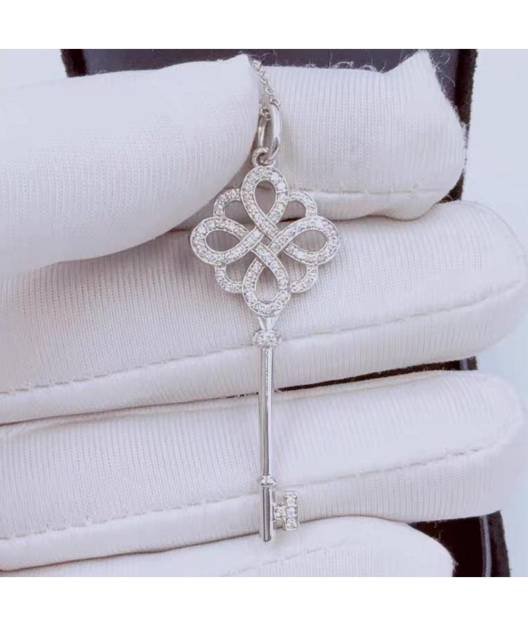 TIFFANY&CO Белое колье из белого золота, фото 4