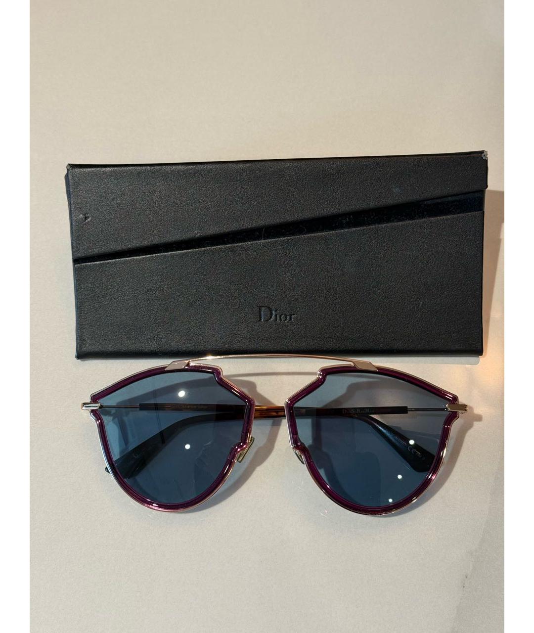 CHRISTIAN DIOR Фиолетовые солнцезащитные очки, фото 8