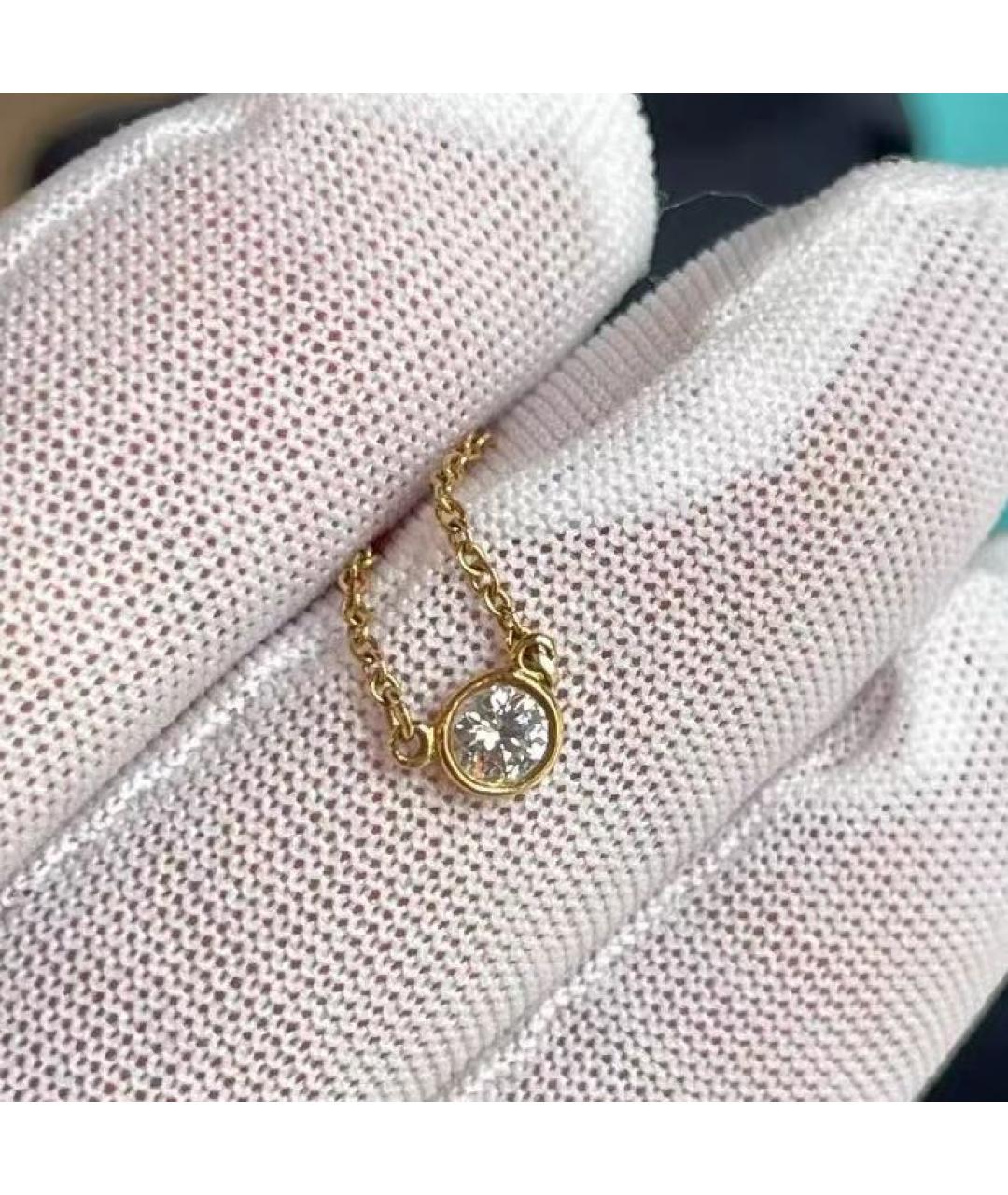 TIFFANY&CO Золотая подвеска из желтого золота, фото 5