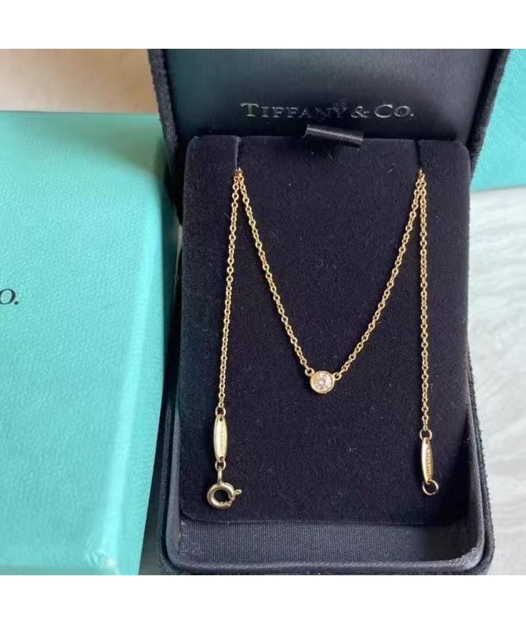 TIFFANY&CO Золотая подвеска из желтого золота, фото 3