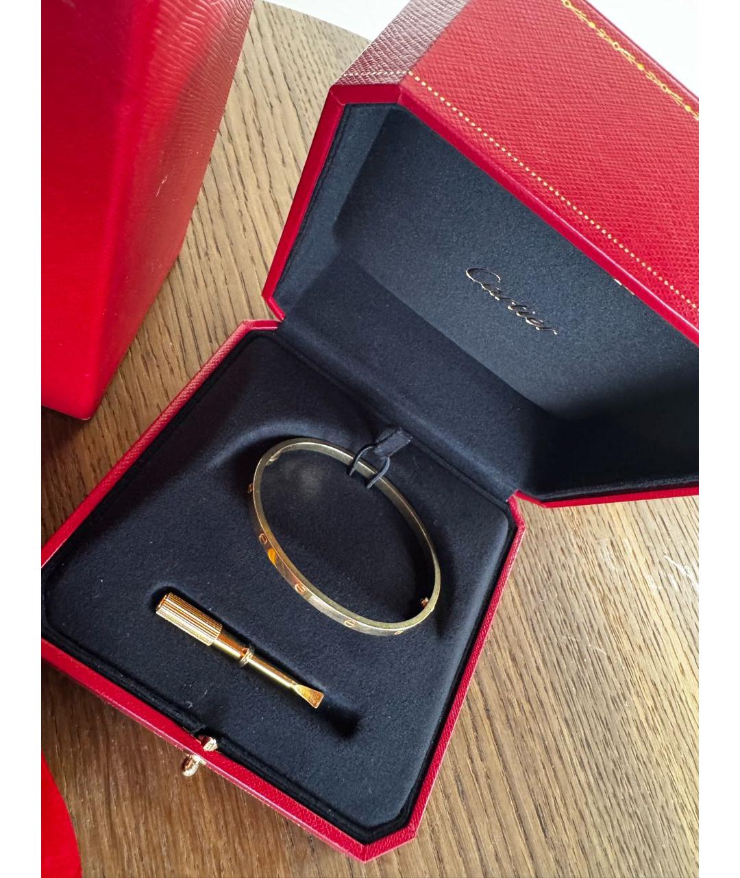 CARTIER Золотой браслет из желтого золота, фото 4