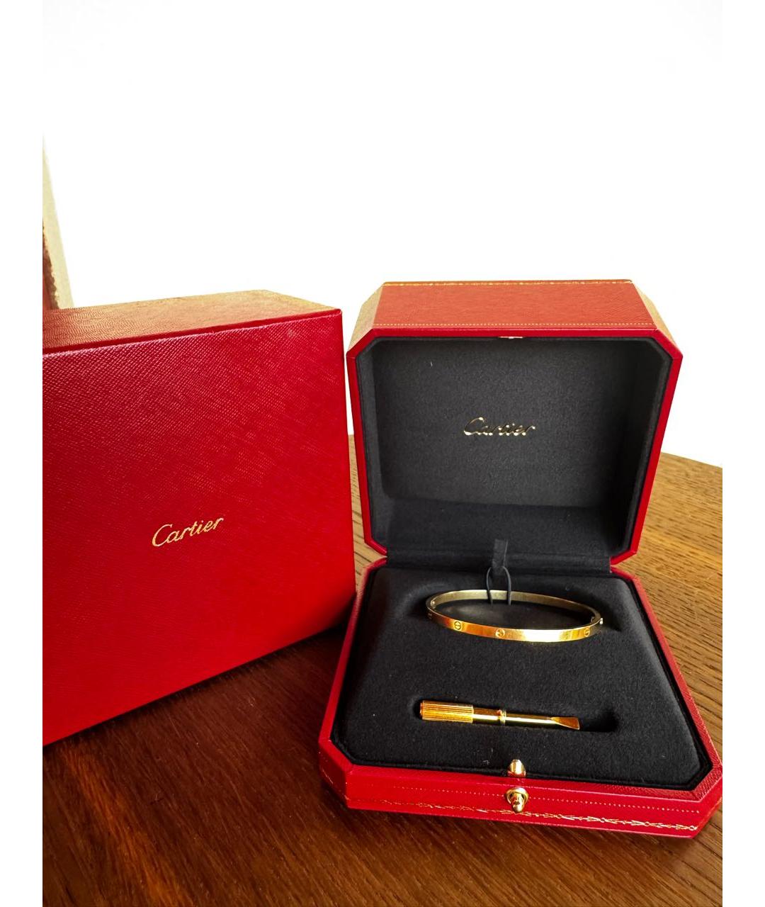 CARTIER Золотой браслет из желтого золота, фото 2