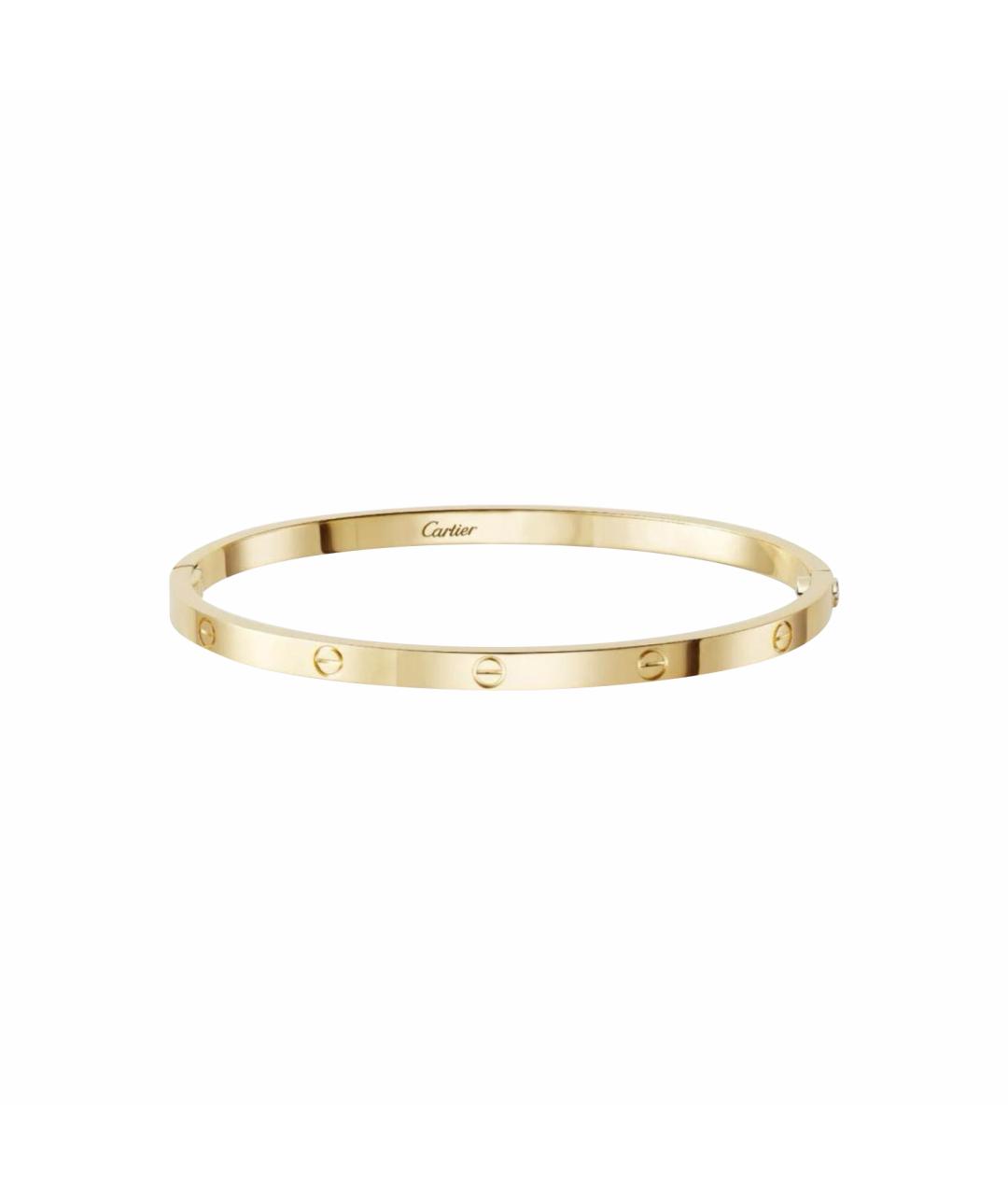 CARTIER Золотой браслет из желтого золота, фото 1
