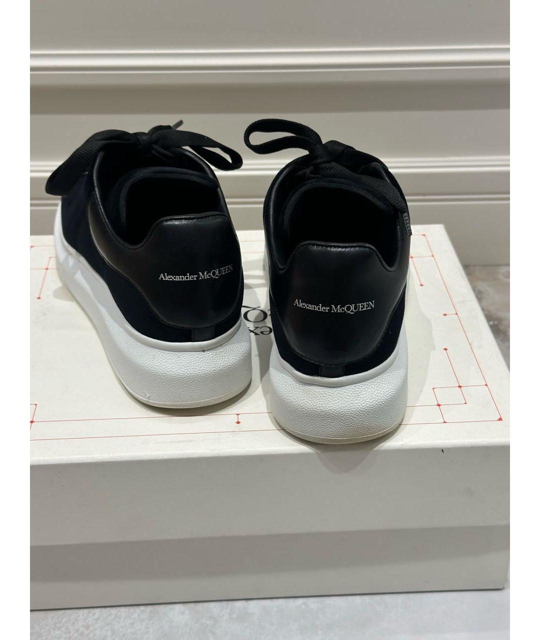 ALEXANDER MCQUEEN Черные замшевые кеды, фото 6