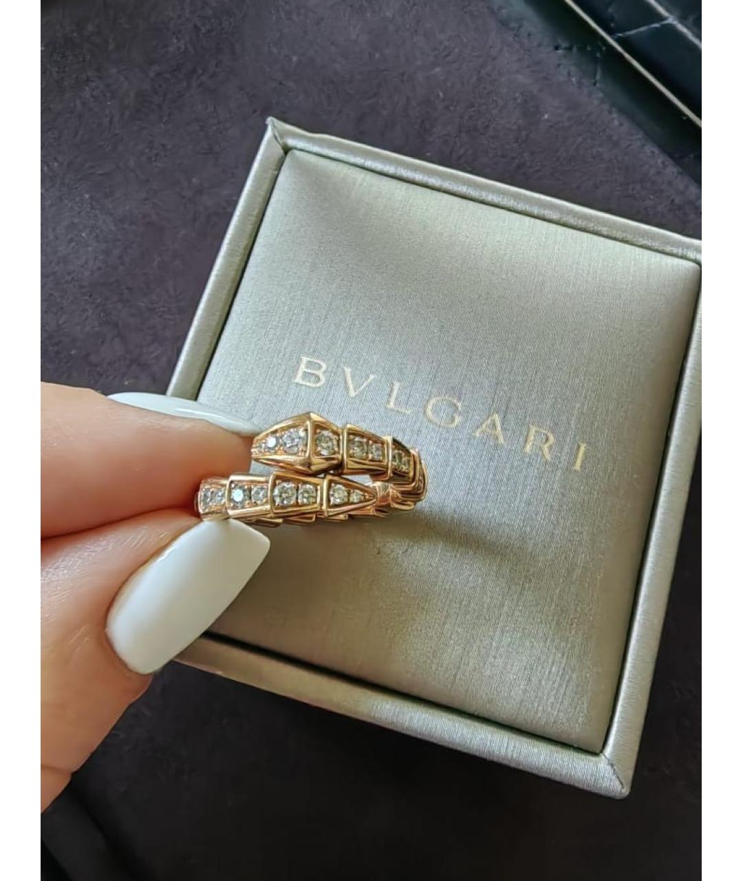 BVLGARI Золотое кольцо из розового золота, фото 2