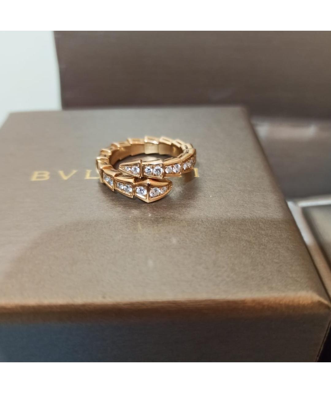BVLGARI Золотое кольцо из розового золота, фото 3
