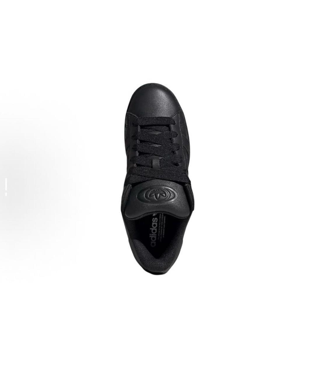 ADIDAS Черные кожаные низкие кроссовки / кеды, фото 5
