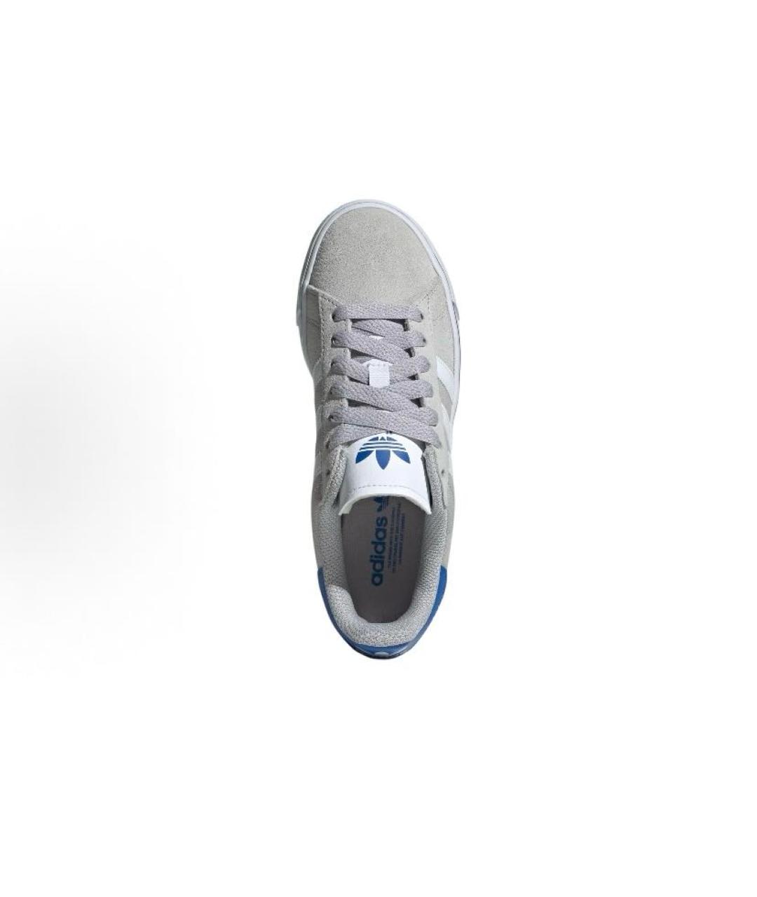 ADIDAS Серые замшевые низкие кроссовки / кеды, фото 4