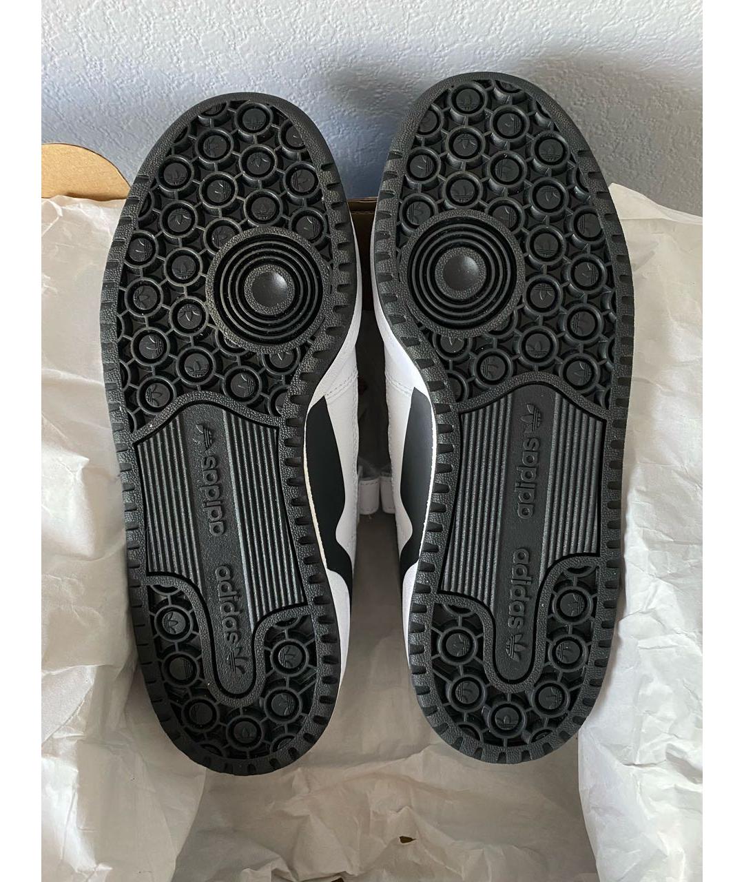 ADIDAS Белые кожаные низкие кроссовки / кеды, фото 6