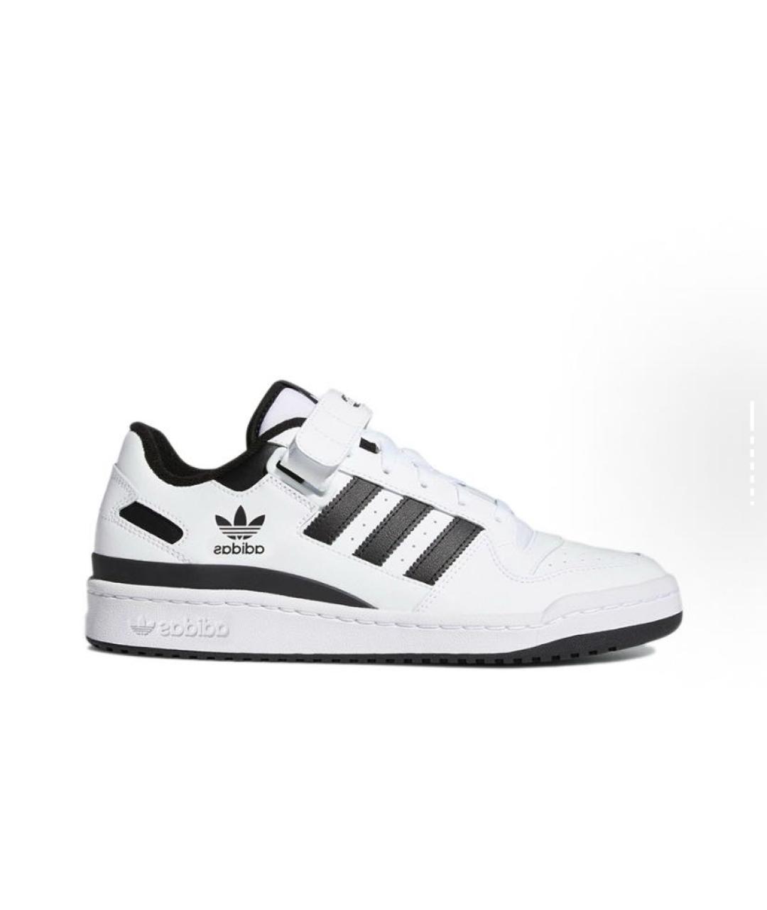 ADIDAS Белые кожаные низкие кроссовки / кеды, фото 7