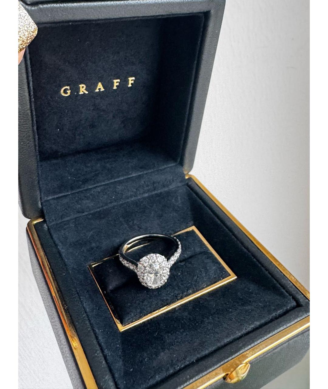 GRAFF Серебряное кольцо из белого золота, фото 8