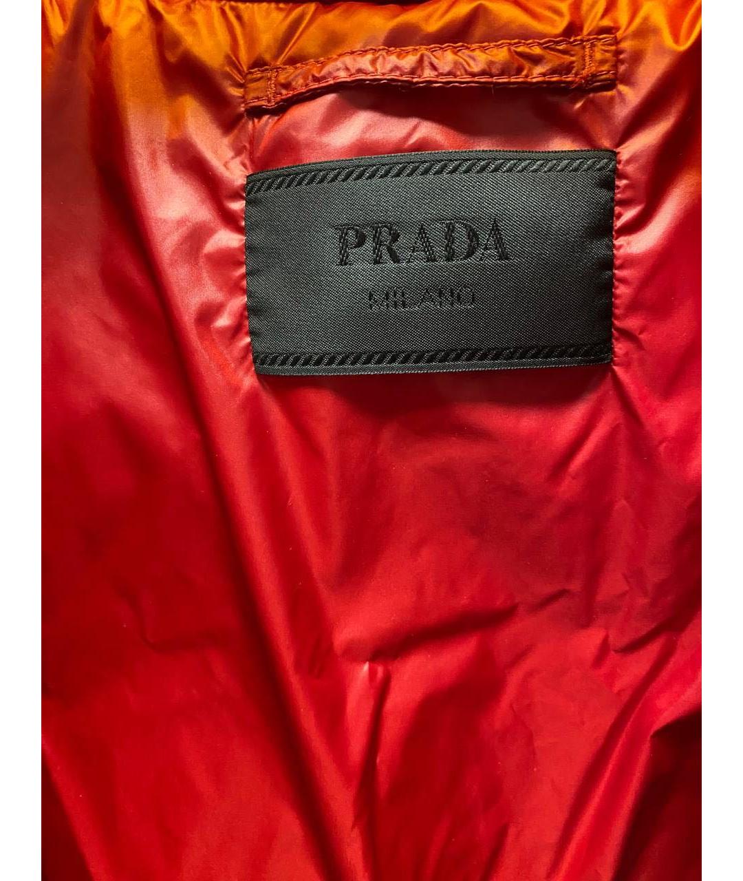 PRADA Красный пуховик, фото 3