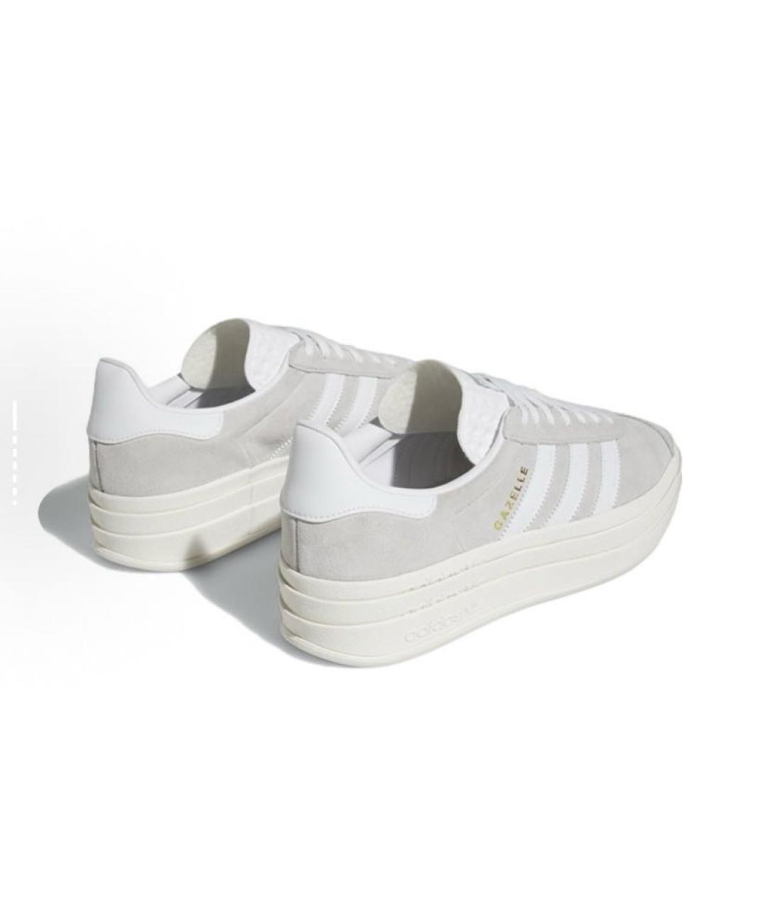 ADIDAS Серые замшевые кроссовки, фото 4
