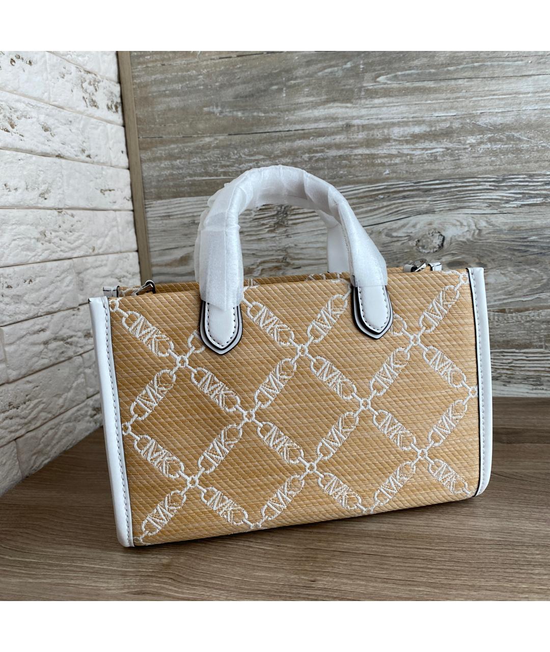MICHAEL KORS Бежевая сумка тоут, фото 4