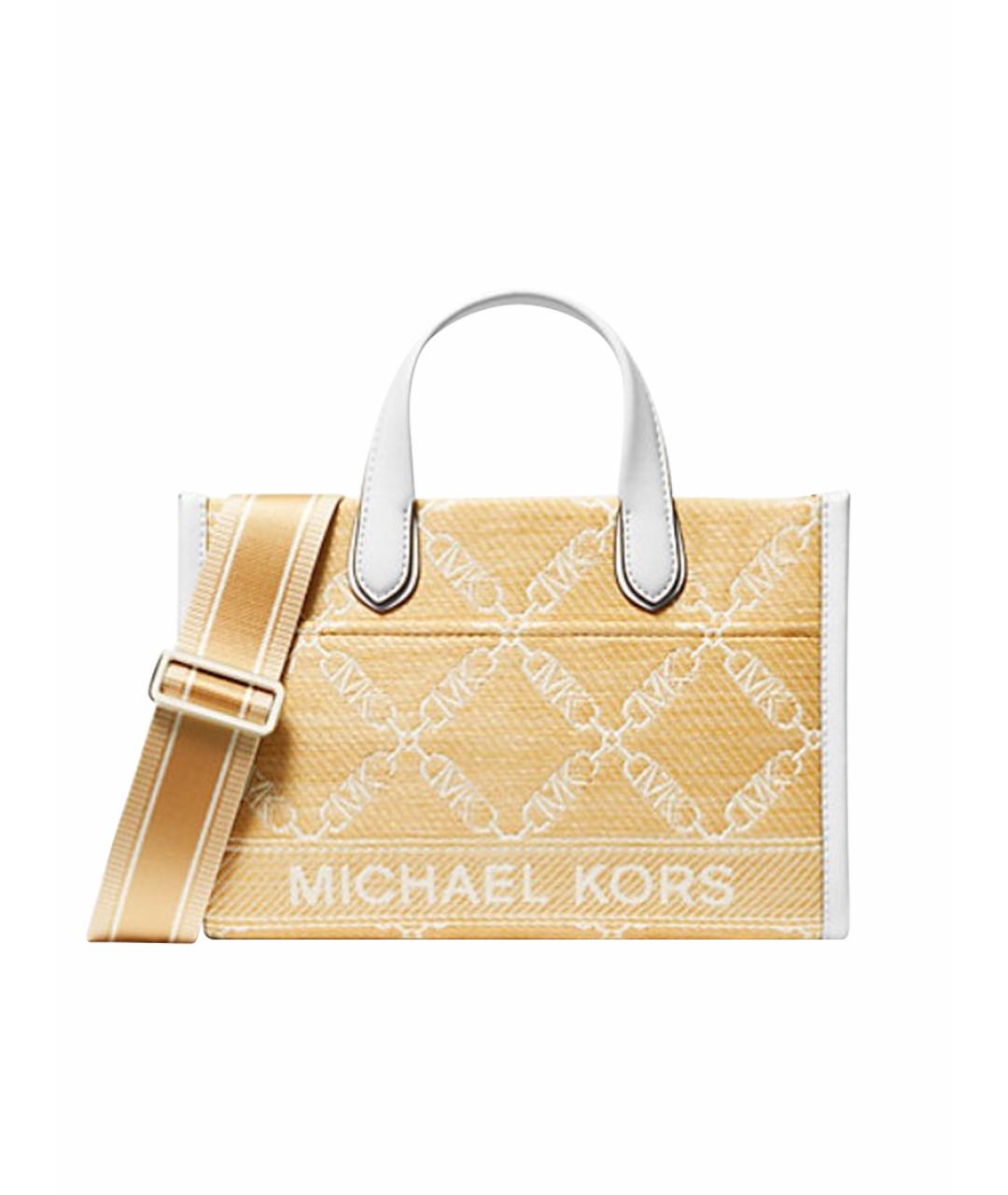 MICHAEL KORS Бежевая сумка тоут, фото 1