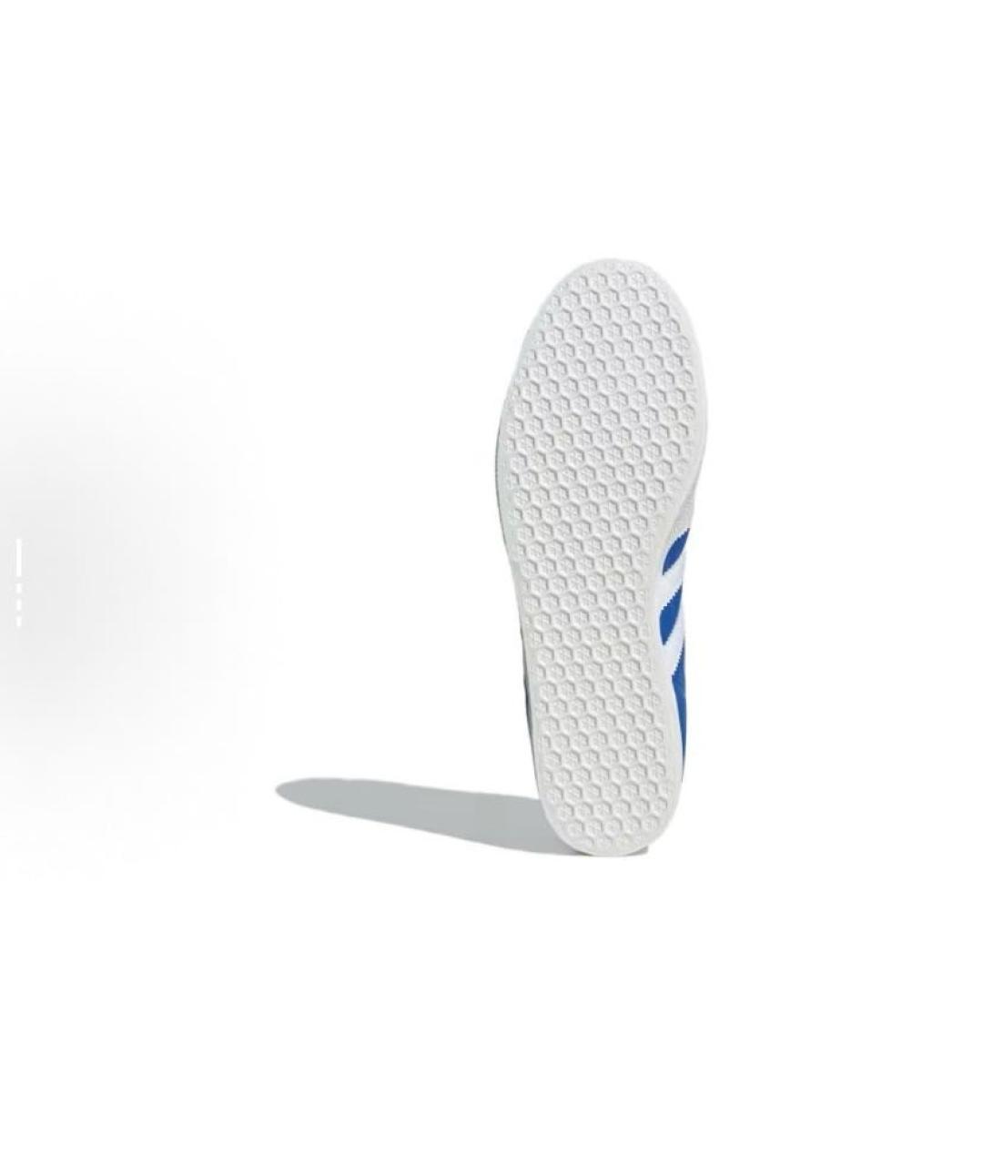 ADIDAS Синие замшевые кроссовки, фото 5