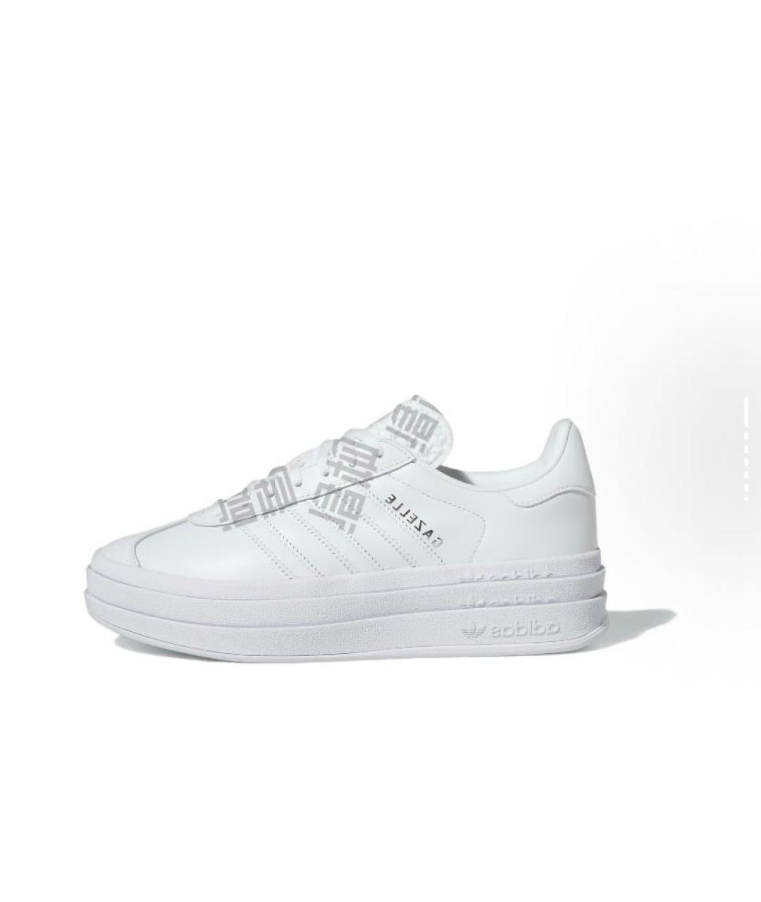 ADIDAS Белые кожаные кроссовки, фото 2