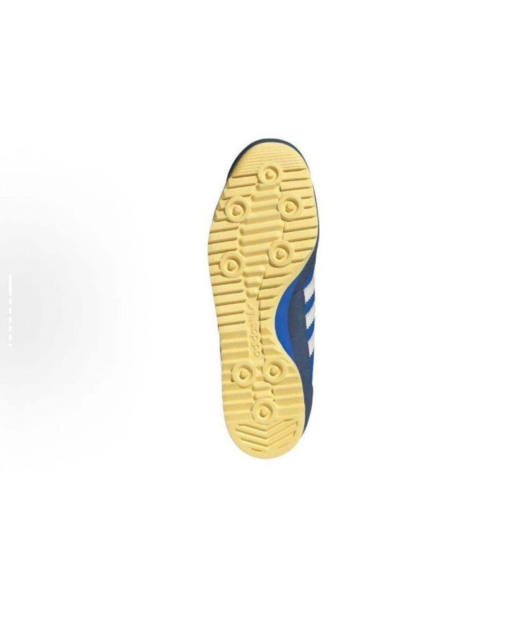 ADIDAS Синие текстильные низкие кроссовки / кеды, фото 5