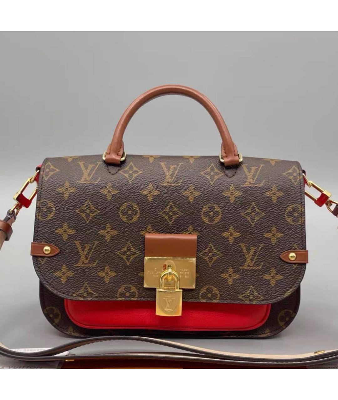 LOUIS VUITTON Коричневая сумка через плечо, фото 6