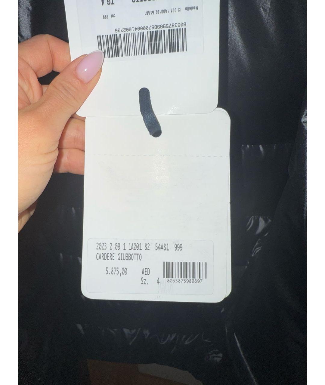 MONCLER Черный пуховик, фото 6