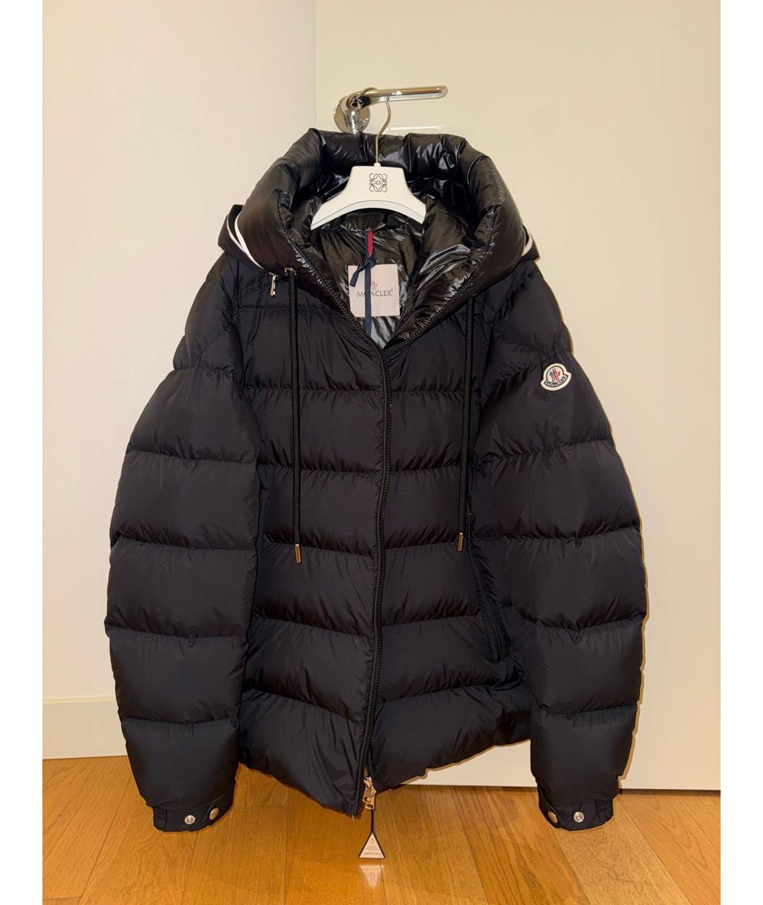 MONCLER Черный пуховик, фото 8