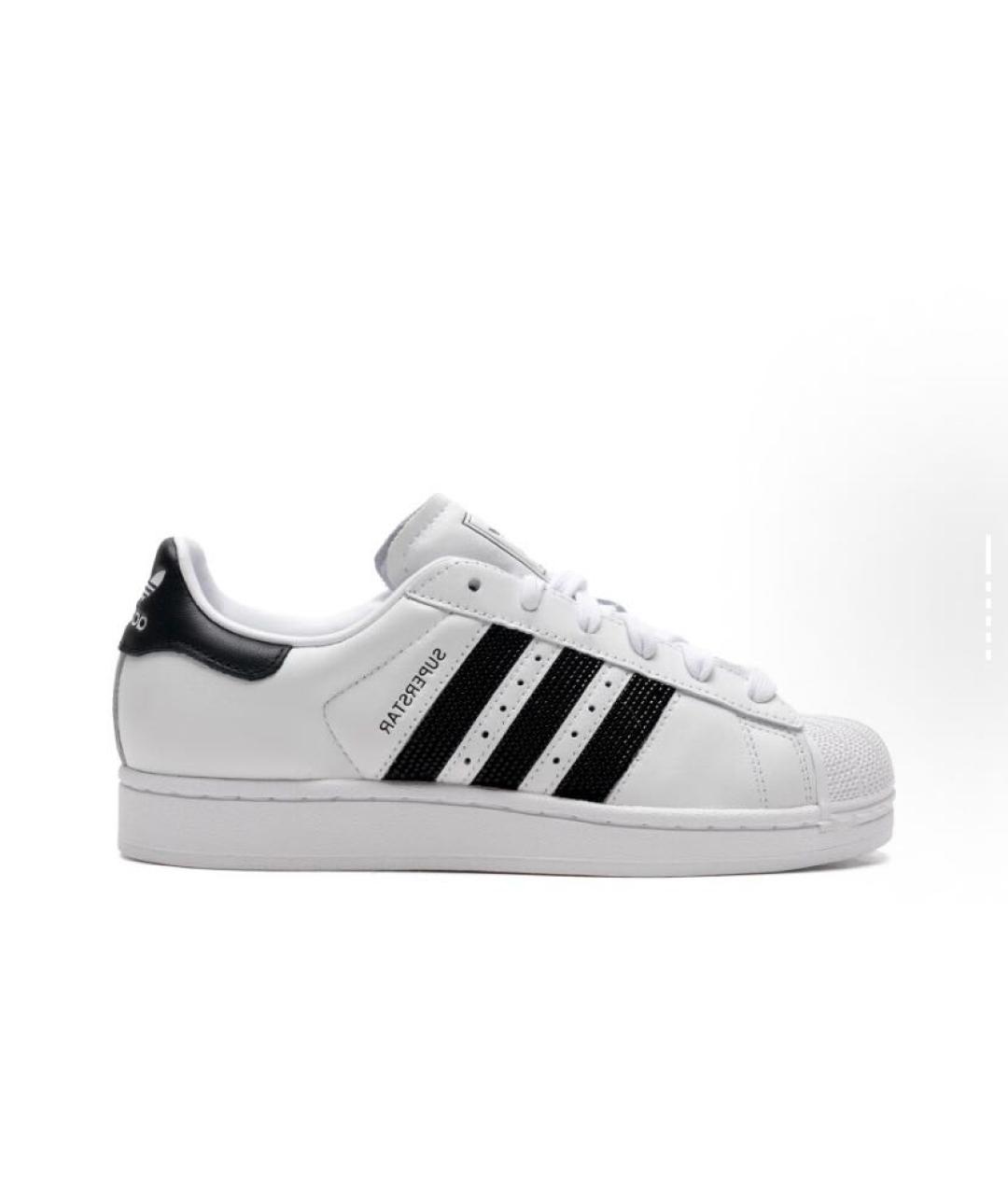ADIDAS Белые кожаные кроссовки, фото 5