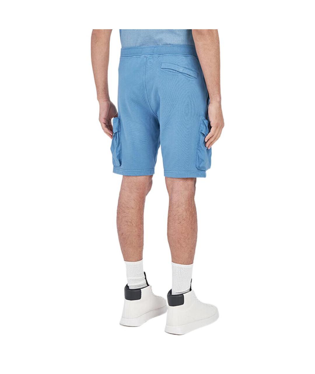 STONE ISLAND Синие шорты, фото 4