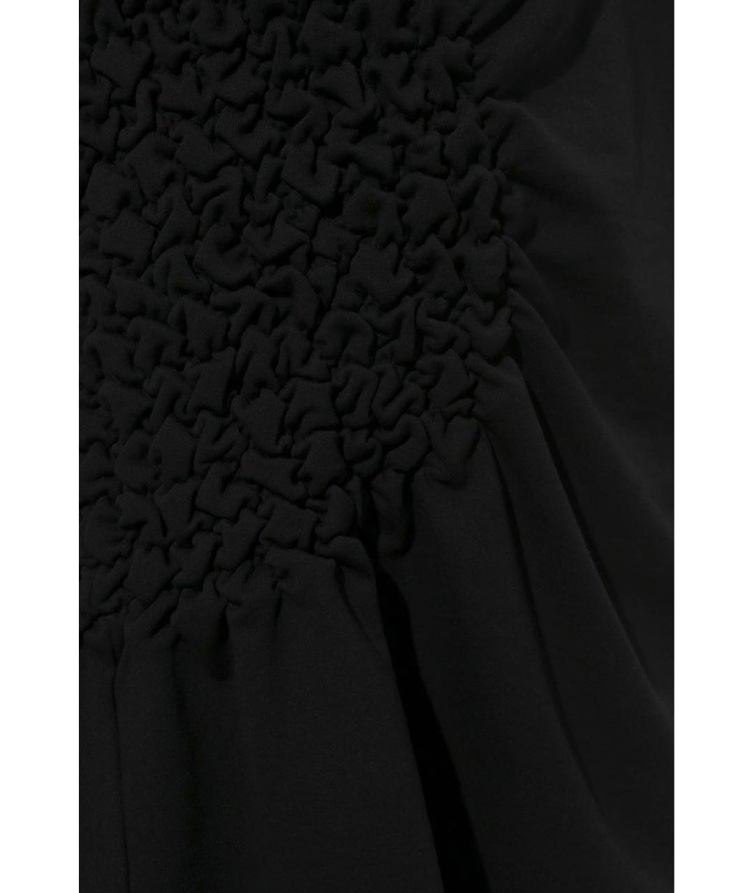 DRIES VAN NOTEN Черное хлопковое повседневное платье, фото 3