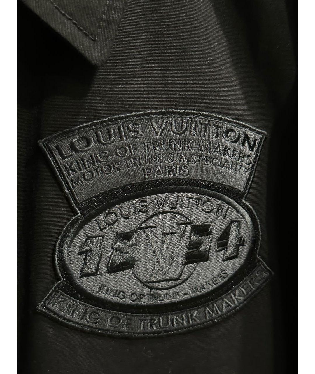 LOUIS VUITTON Черная хлопковая куртка, фото 4