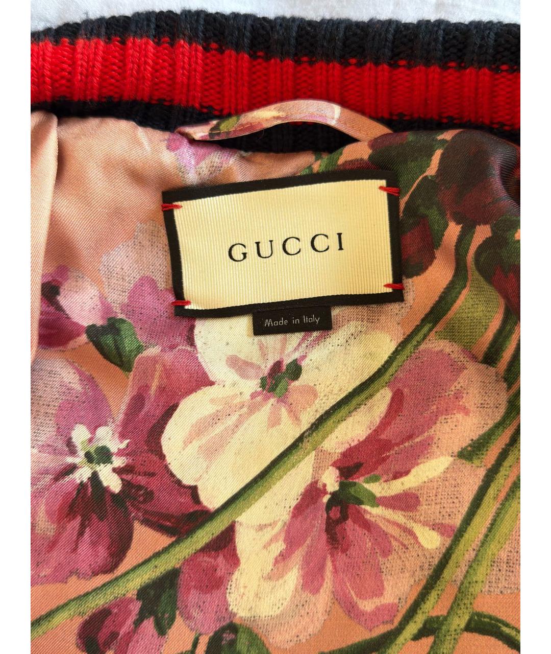 GUCCI Серебряная кожаная куртка, фото 3