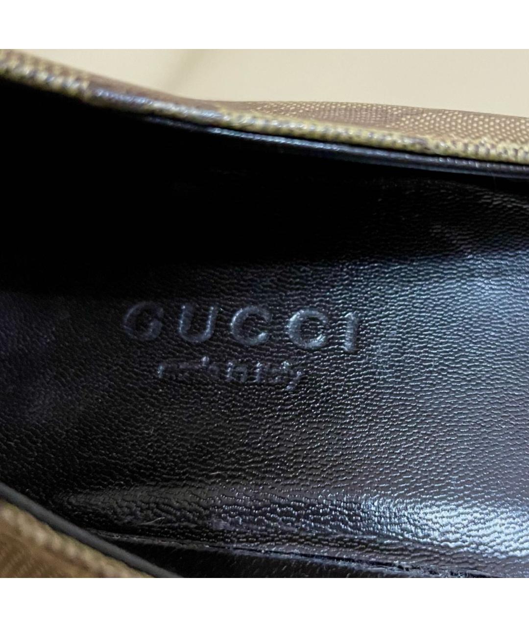 GUCCI Бежевые туфли, фото 7
