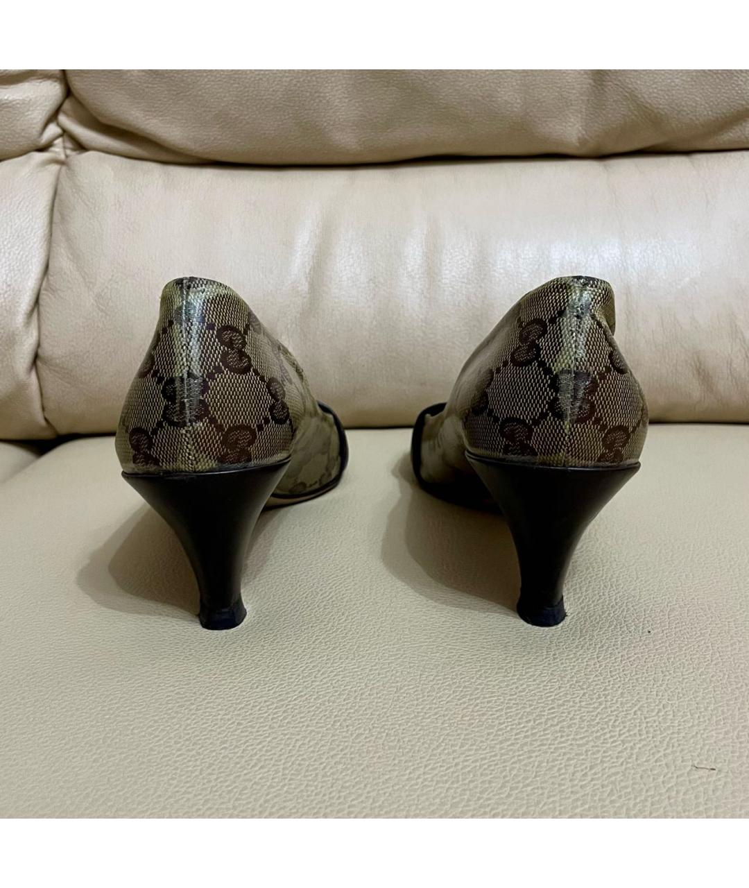 GUCCI Бежевые туфли, фото 4